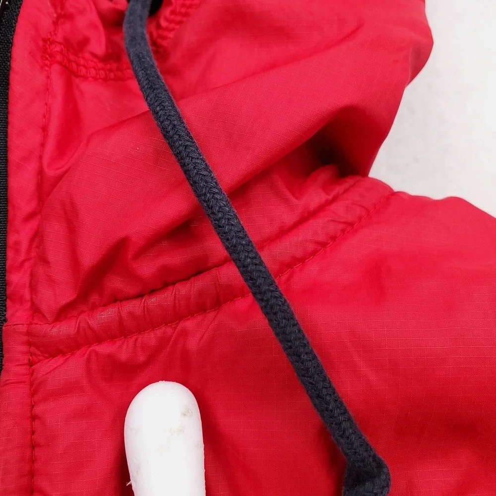 Vintage Nike Air Windrunner Hoodie Men XXL Black Red BRED Galaxy Jacket Full Zip